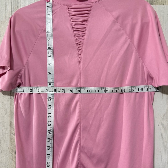 Greg Norman Collection Pink Ruched Top - Picture 5 of 9